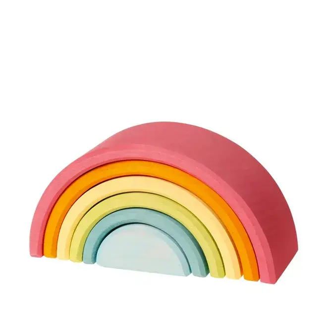 Regenboog pastel medium 17 cm