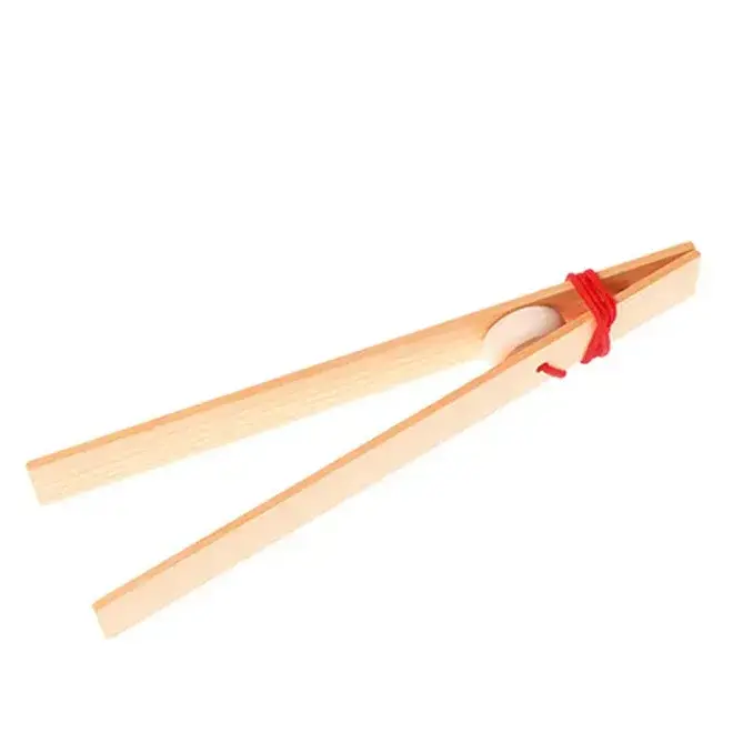 Grote houten pincet