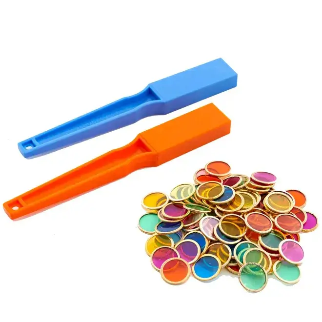 Magneetstaven met schijfjes (100st)