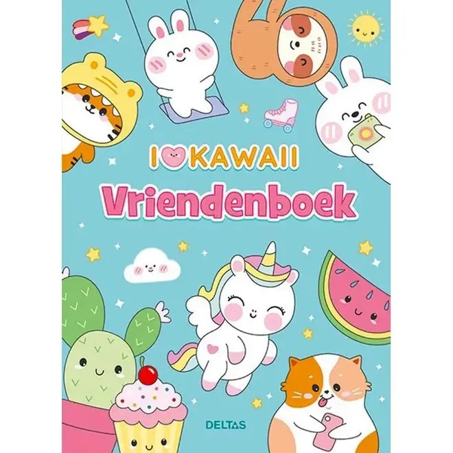 Vriendenboek kawaii