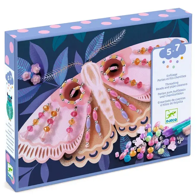 Knutselset kralen rijgen met chenille 5+