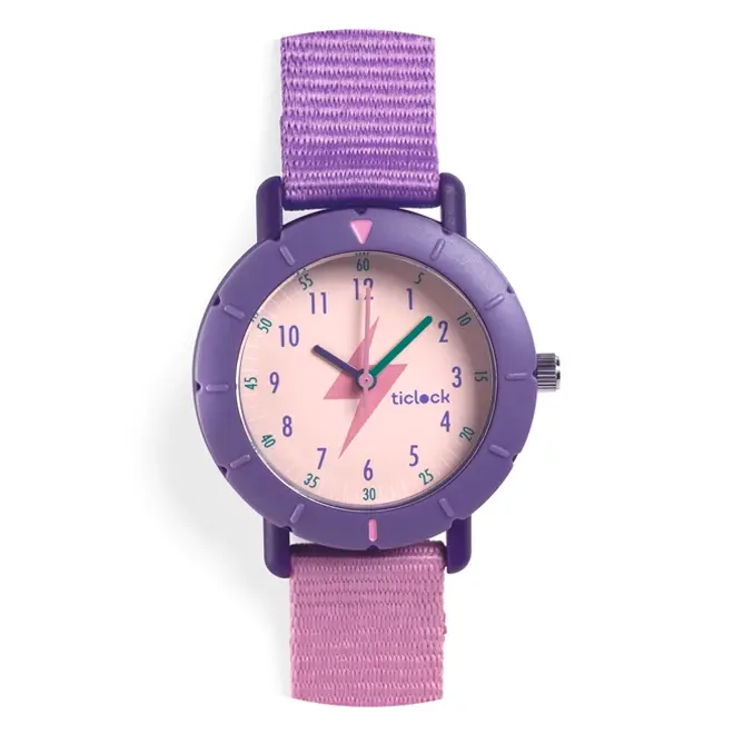 Djeco Horloge Purple Flash