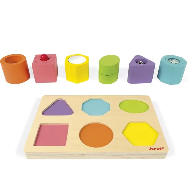 Janod Vormen & Geluiden Puzzel