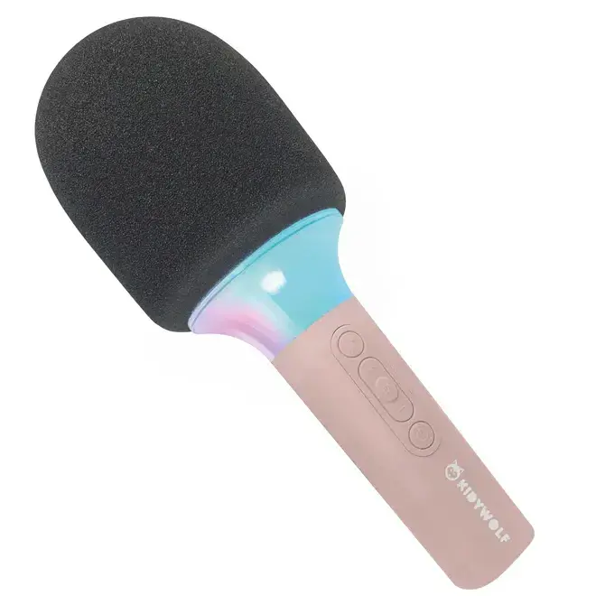 Karaoke microfoon roze