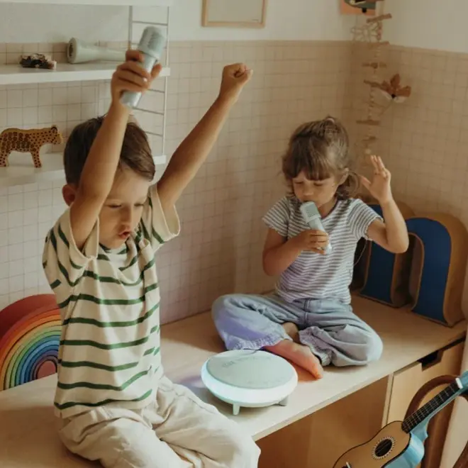 Kidywolf Karaoke Speaker & Microfoons