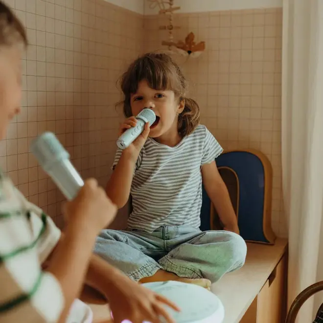 Kidywolf Karaoke Speaker & Microfoons