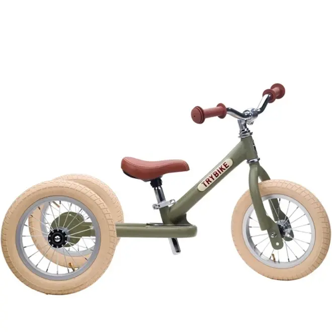 Trybike Groen | 2 in 1 Loopfiets