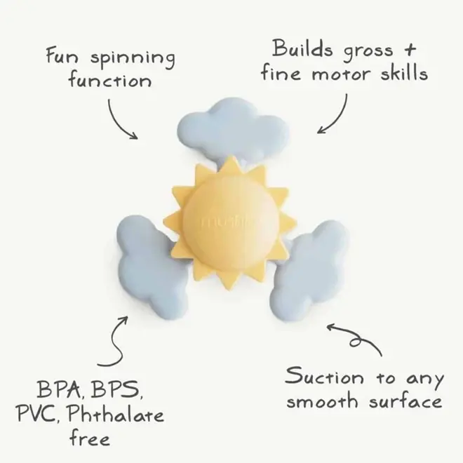 Mushie Spinner Sunshine