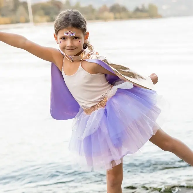 Great Pretenders Superheldin Verkleedset Lila/Goud