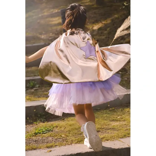 Great Pretenders Superheldin Verkleedset Lila/Goud