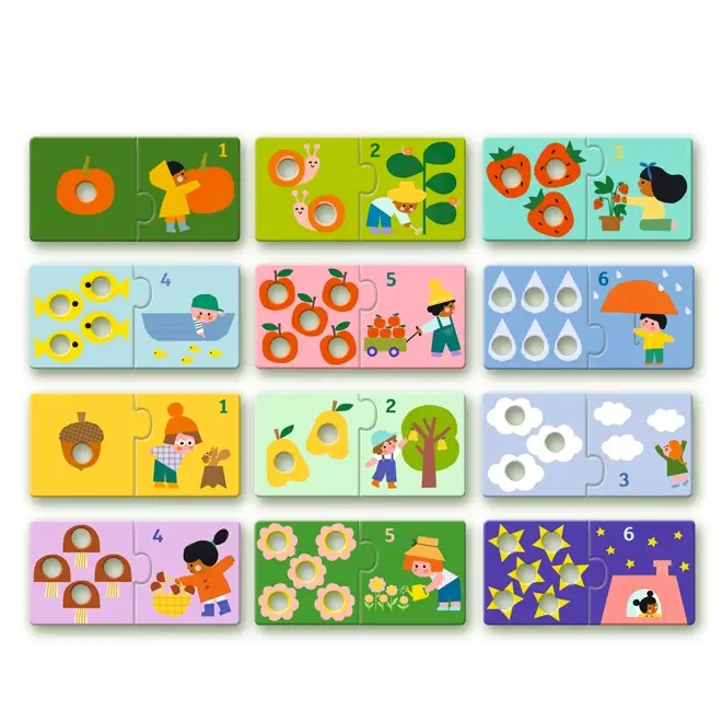 Djeco Puzzel Duo - Eerste Cijfers