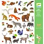 Djeco Stickers Europese Dieren