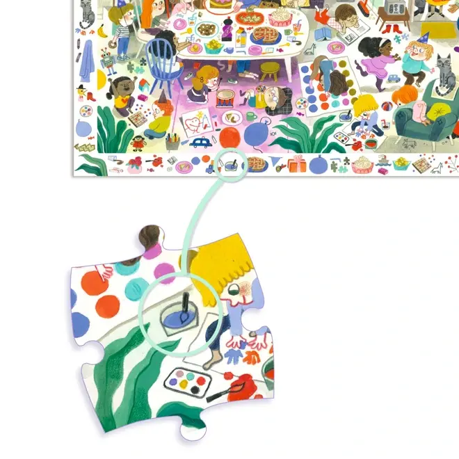 Djeco Puzzel Verjaardagsfeest