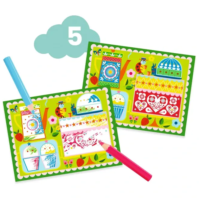 Djeco Knutseldoos 6 Activiteiten - Kat & Vriendjes