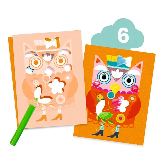 Djeco Knutseldoos 6 Activiteiten - Kat & Vriendjes