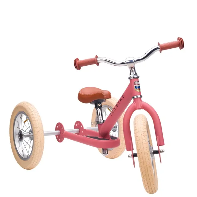 Trybike Roze Mat | 2 in 1 Loopfiets