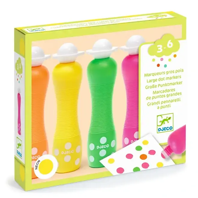 Foam verfstiften neon (4st)