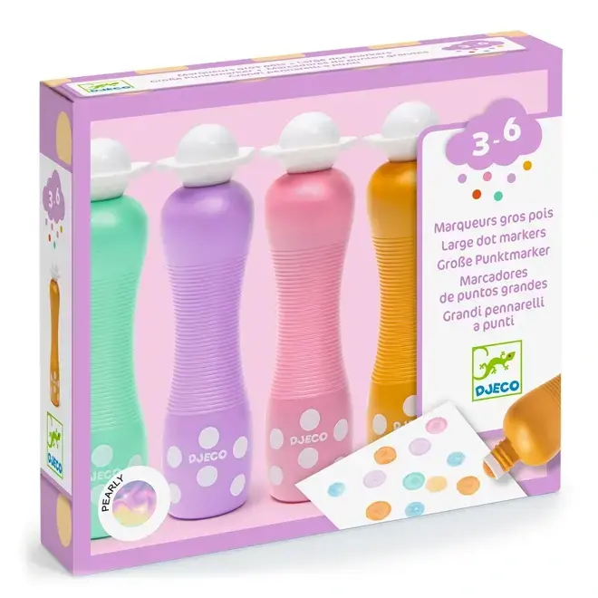 Foam verfstiften pearly (4st)