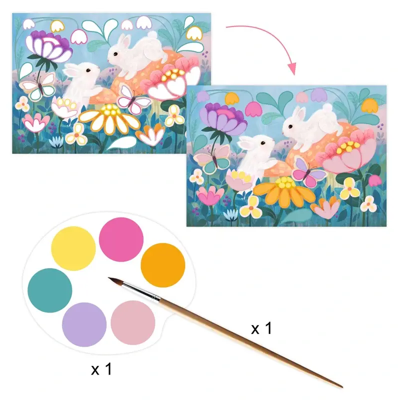 Djeco Fluffy Box - Knutseldoos met 6 Activiteiten