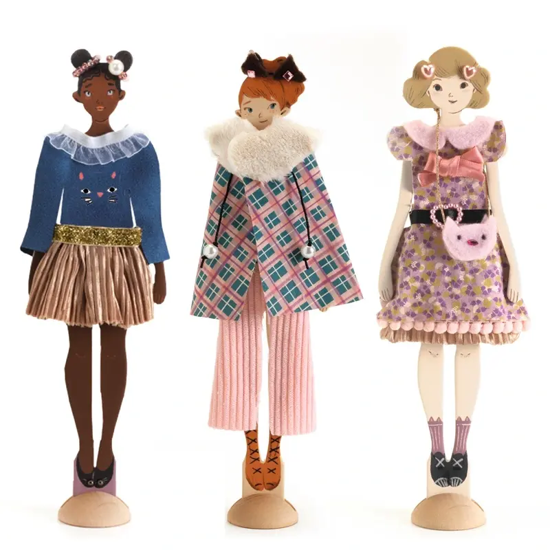 Djeco Aankleedpoppen Mode by Lucille