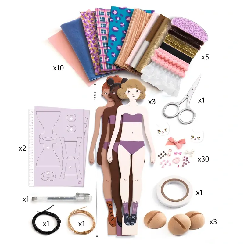 Djeco Aankleedpoppen Mode by Lucille