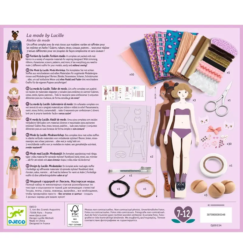 Djeco Aankleedpoppen Mode by Lucille