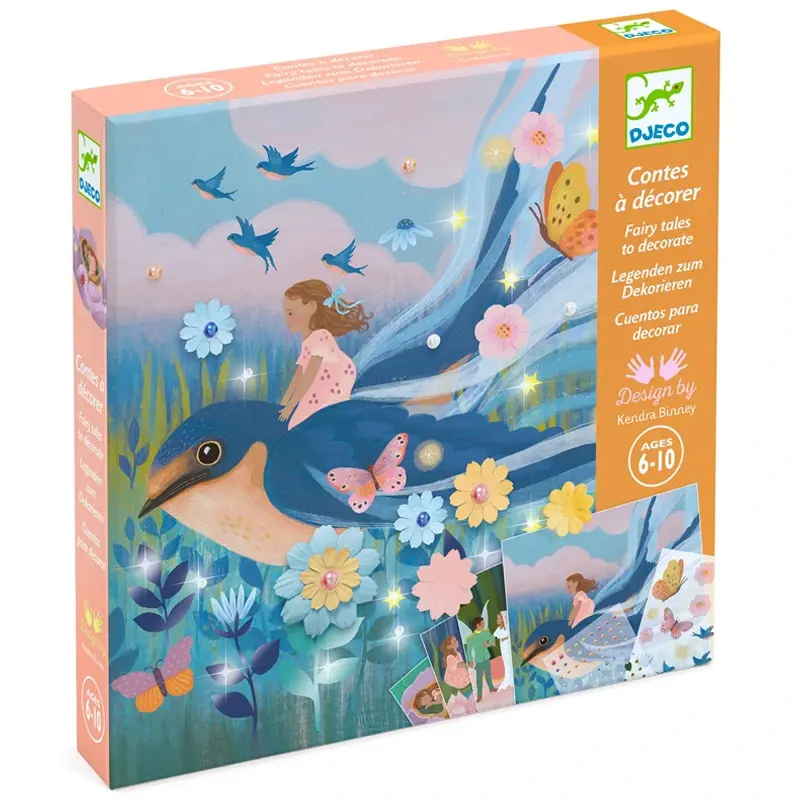 Djeco Collages Versieren 'Poucelina'