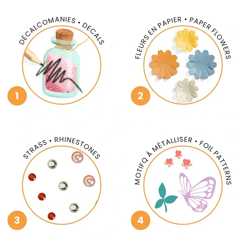 Djeco Collages Versieren 'Poucelina'