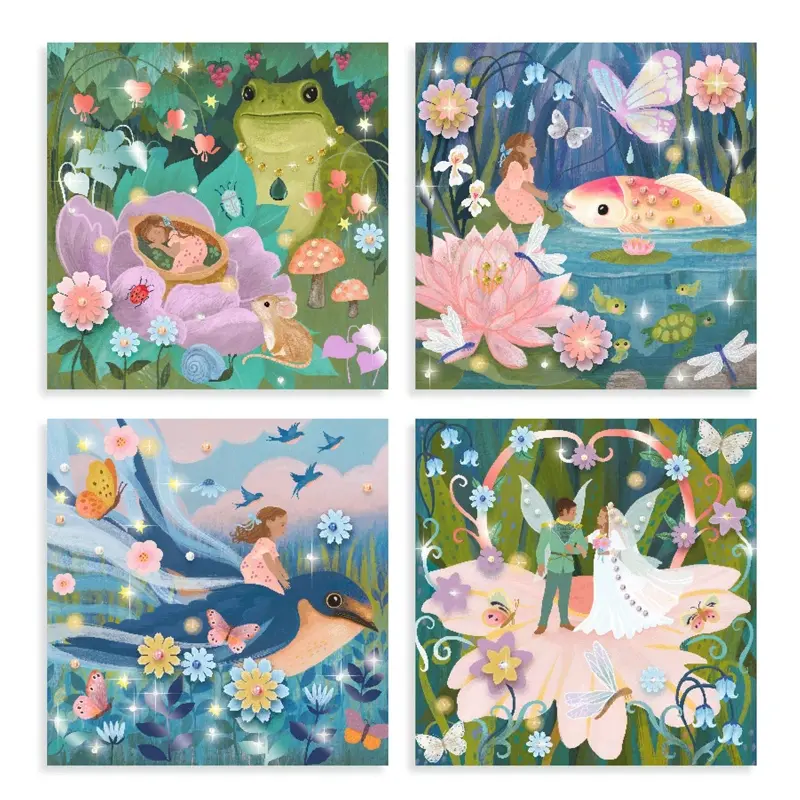 Djeco Collages Versieren 'Poucelina'