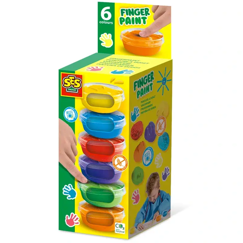 SES Vingerverf Basiskleuren