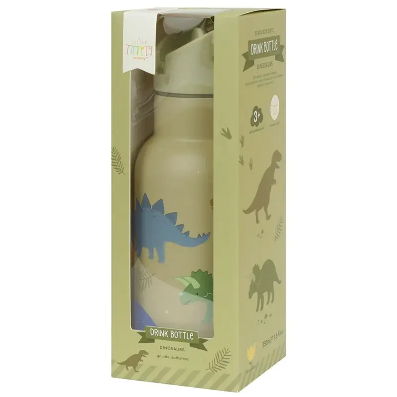 Drinkfles Dinosaurussen RVS