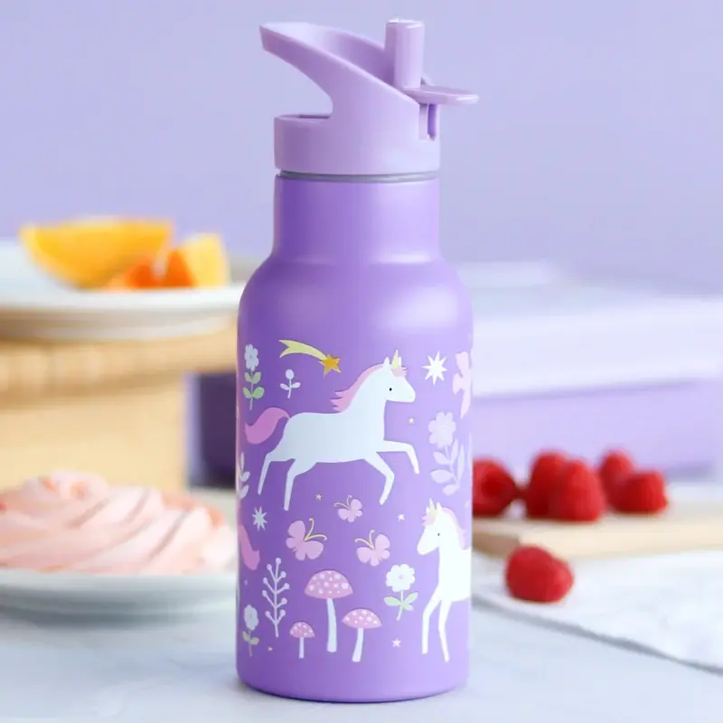 Drinkfles RVS Unicorn Dreams
