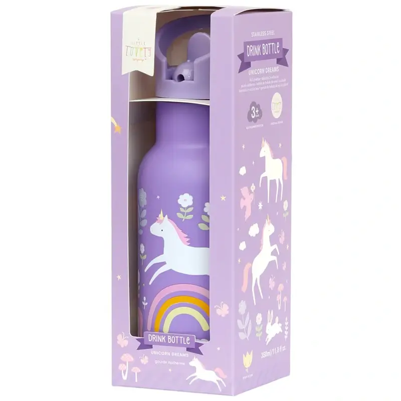 Drinkfles RVS Unicorn Dreams