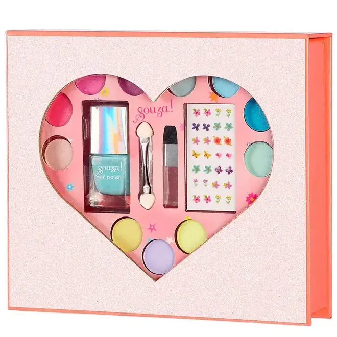 Make-up giftdoos hart