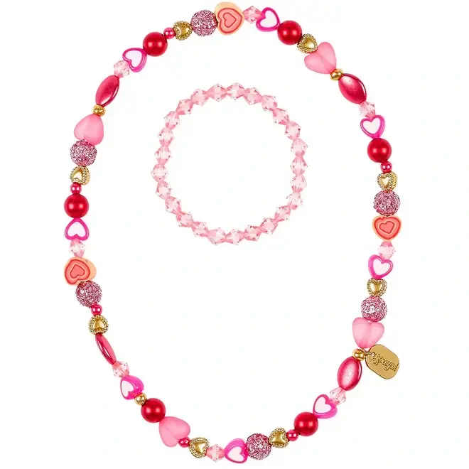Ketting & armband hartjes