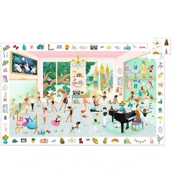Djeco Puzzel 100 stukjes - De Dansschool