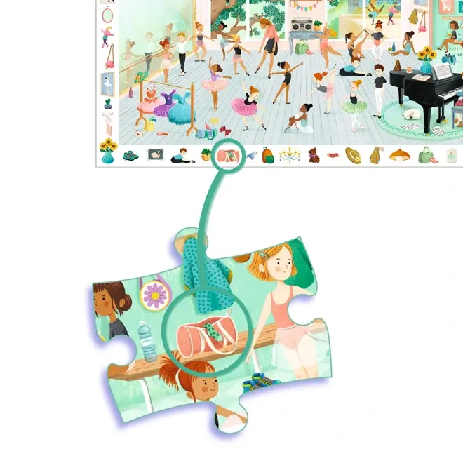 Djeco Puzzel 100 stukjes - De Dansschool