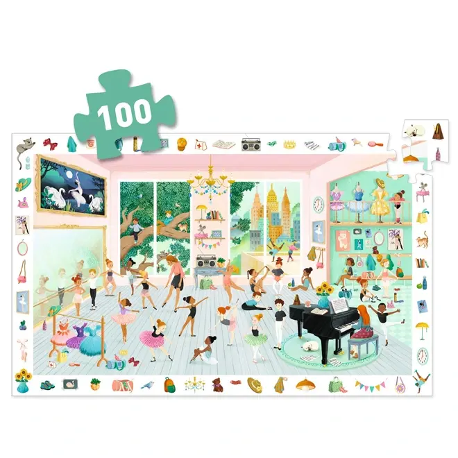 Djeco Puzzel 100 stukjes - De Dansschool