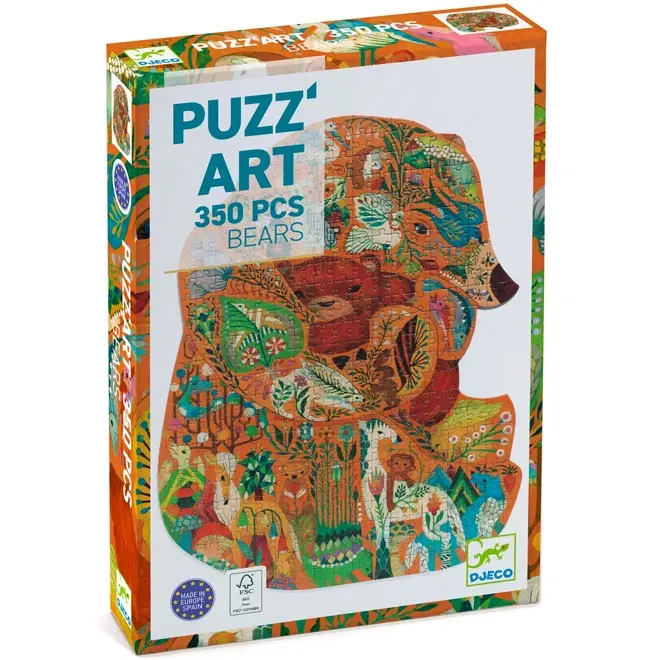 Djeco Puzzel 350 stukjes - Beren