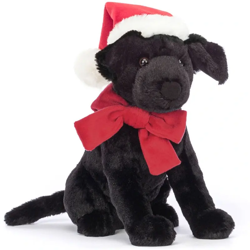 Jellycat Winter Warmer Pippa Black Labrador