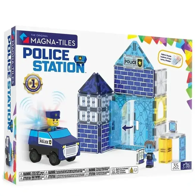 Magnetische tegels politiebureau