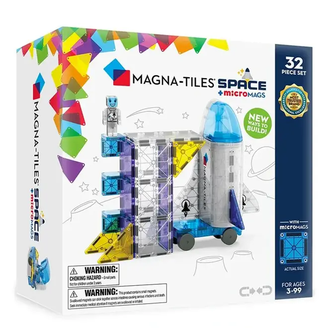 Magnetische tegels ruimte raket