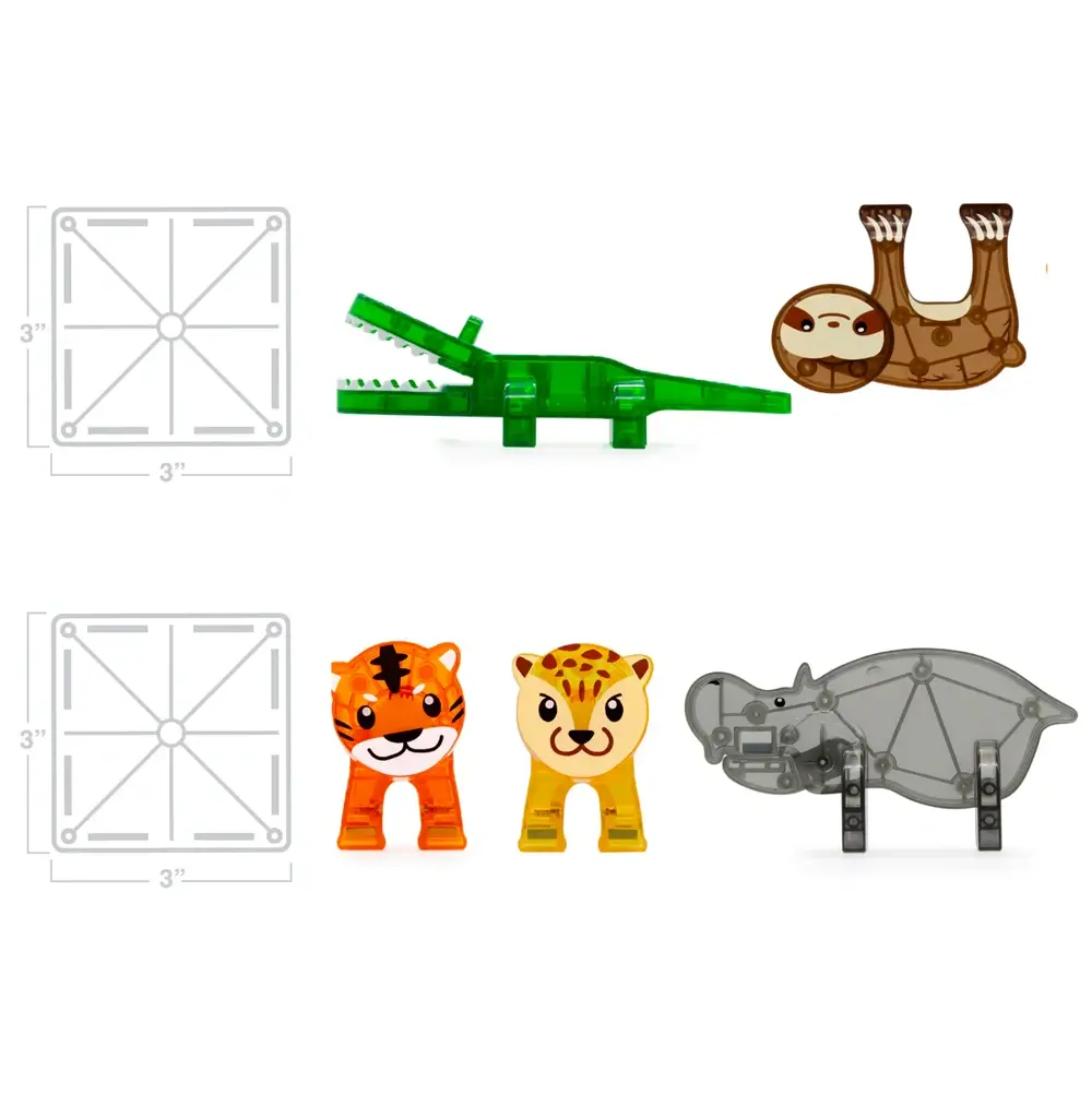 Magna-Tiles Jungle Animals