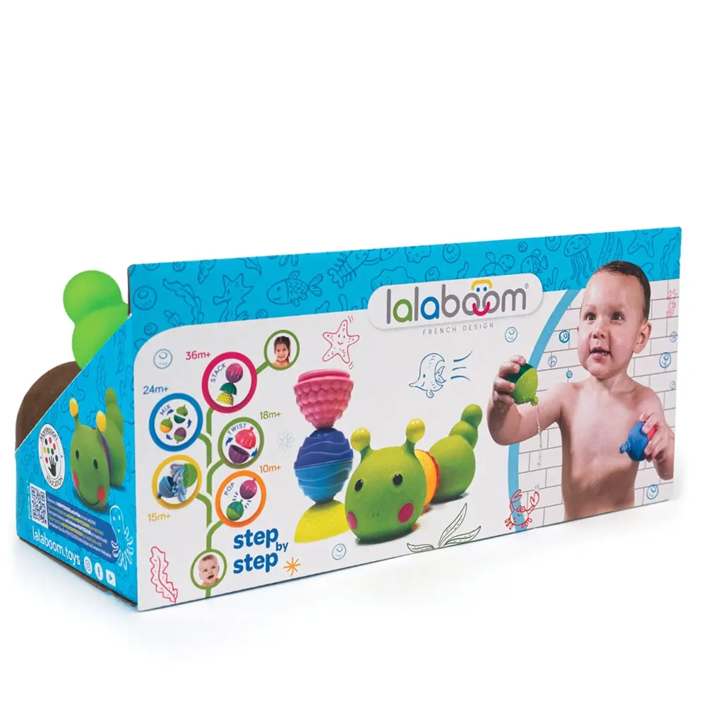 Lalaboom Rups Badspeelgoed