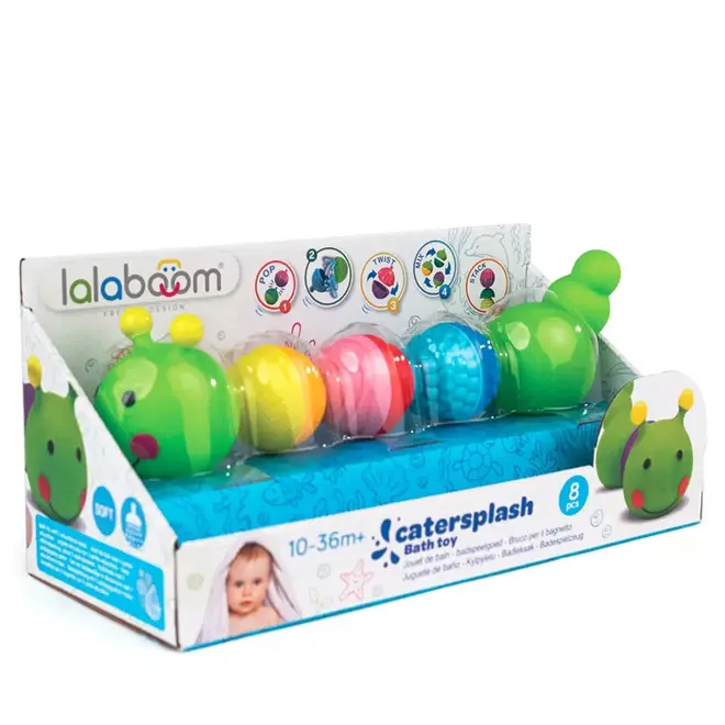 Badspeelgoed rups van klikkralen