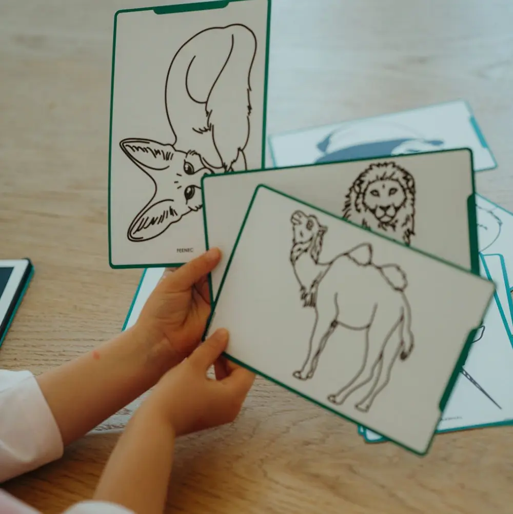 Kidydraw Mini Refil - Dieren & Piraten