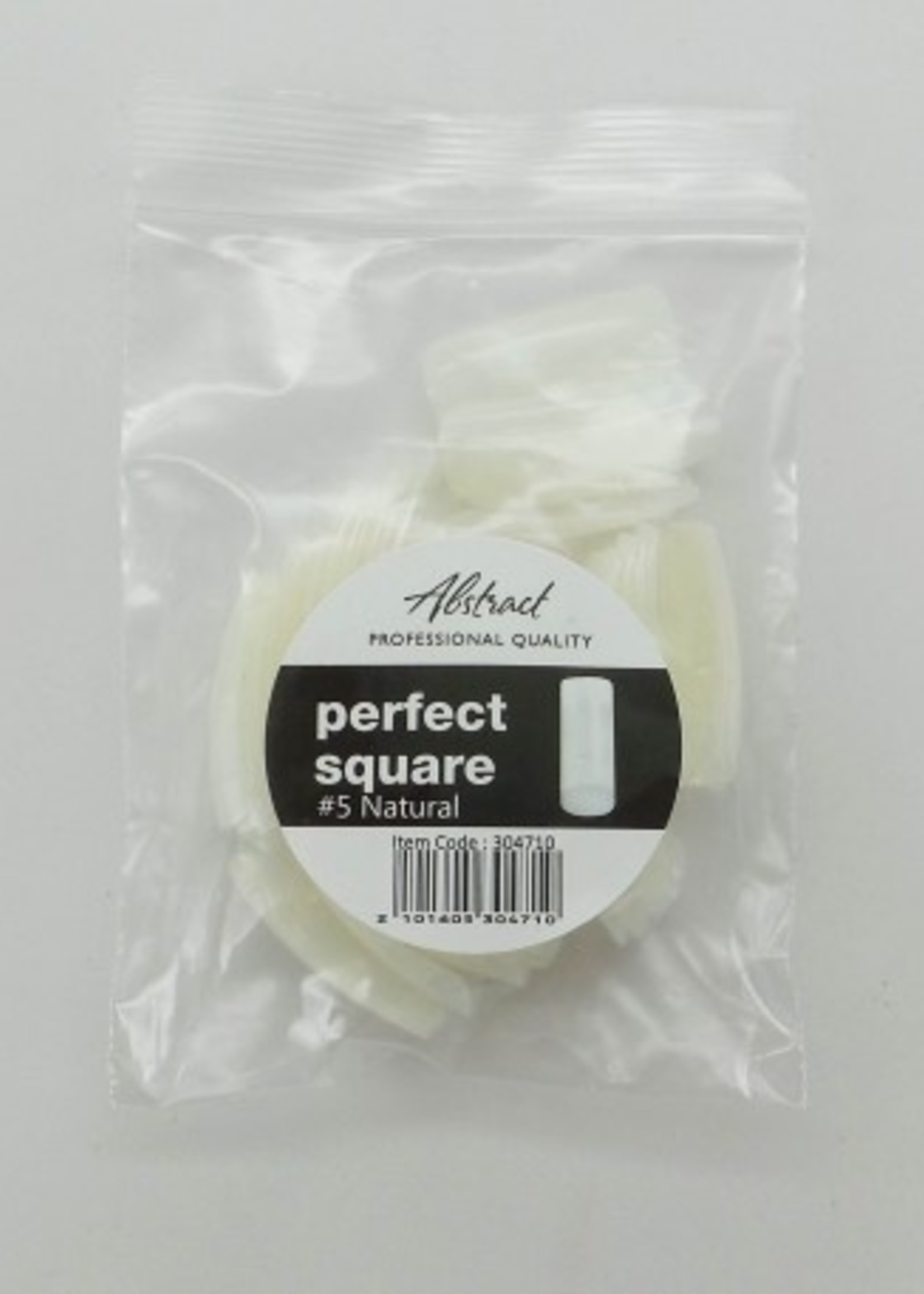 Abstract® Perfect Square tips #5 refill natural 50 stuks