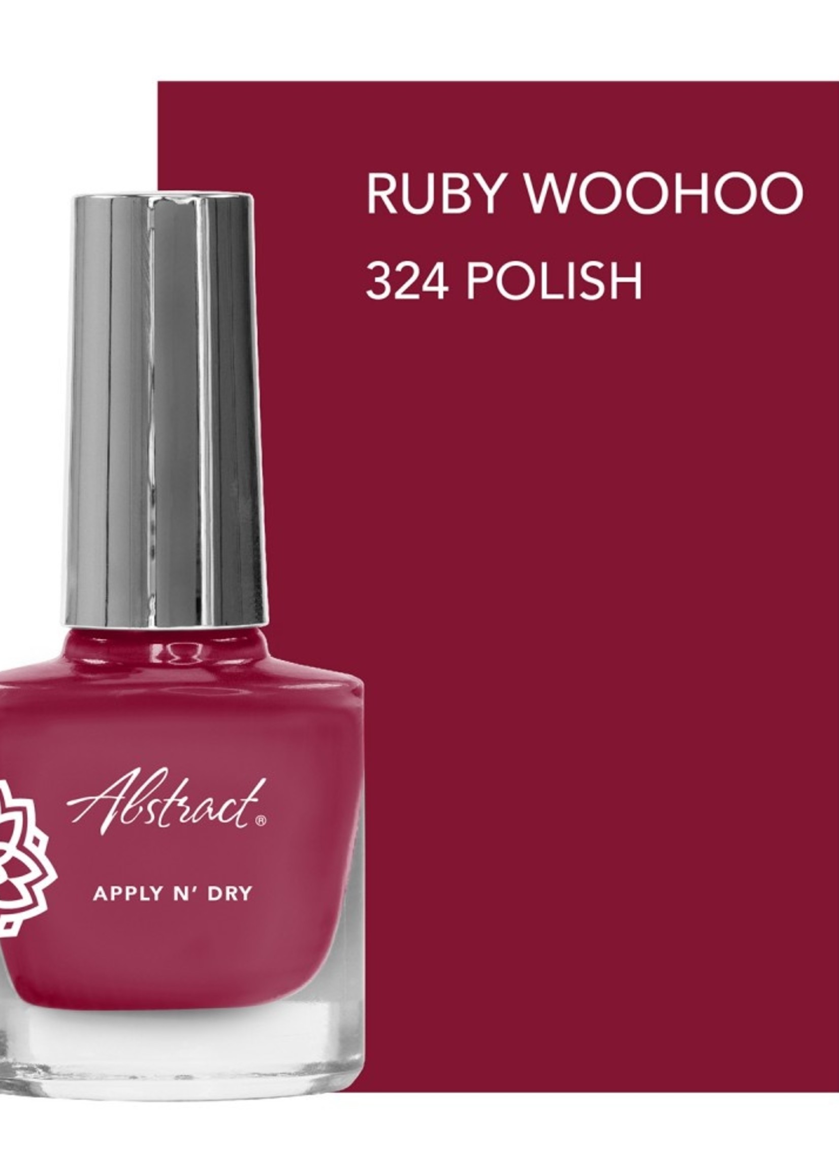 Abstract® Apply N' Dry nagellak Ruby Woohoo
