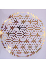 Sticker groot formaat van de  geometrie Flower of Life, diameter 20 cm. -15% Korting