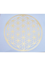 Sticker groot formaat van de  geometrie Flower of Life, diameter 20 cm. -15% Korting